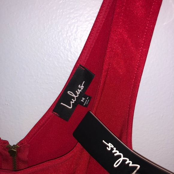 lulu's home before daylight red dress - Picture 5 of 6